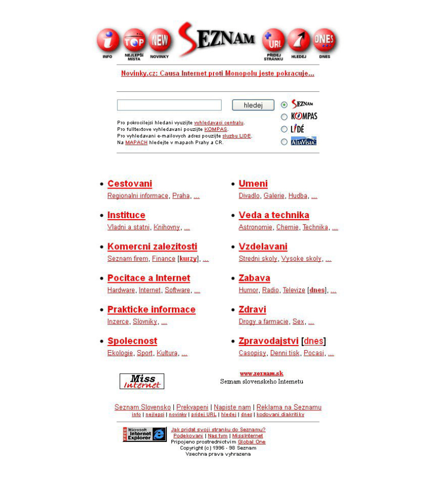 SEZNAM CZ WIKIPEDIE visual data 2