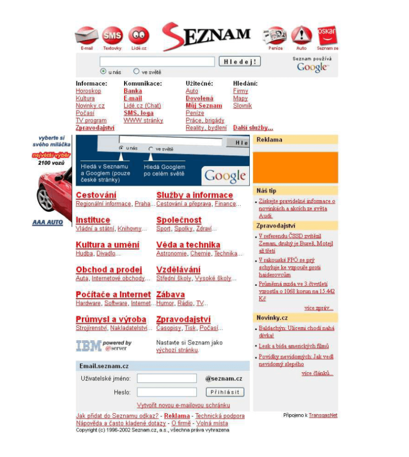 SEZNAM CZ WIKIPEDIE intelligence overview